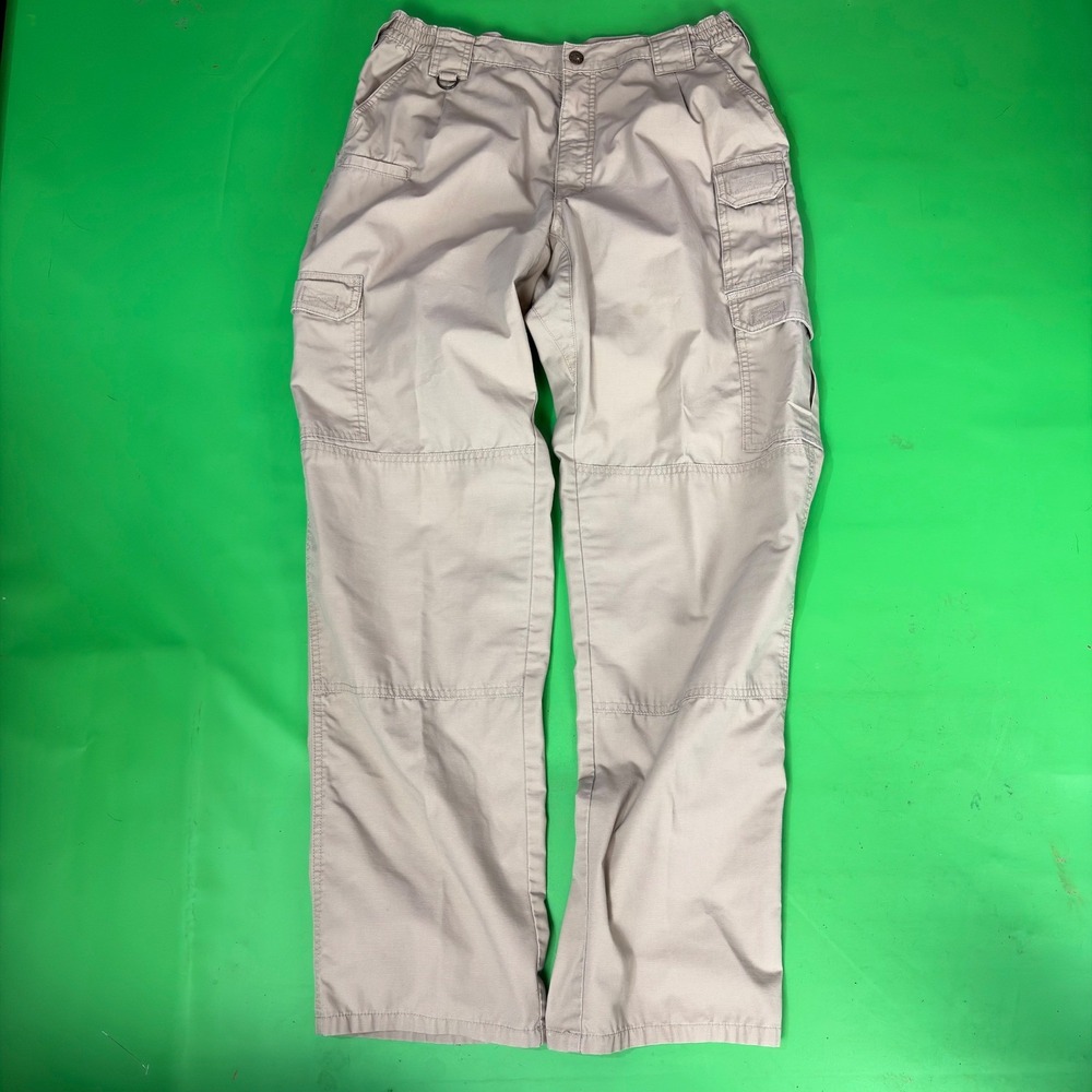5.11 Tactical Cargo Pants Mens 30/32 Tan Ripstop 74273 Utility Reinforced Knee